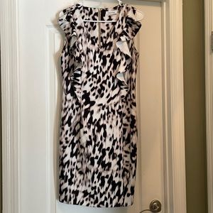 Calvin Klein Leopard Sheath Dress